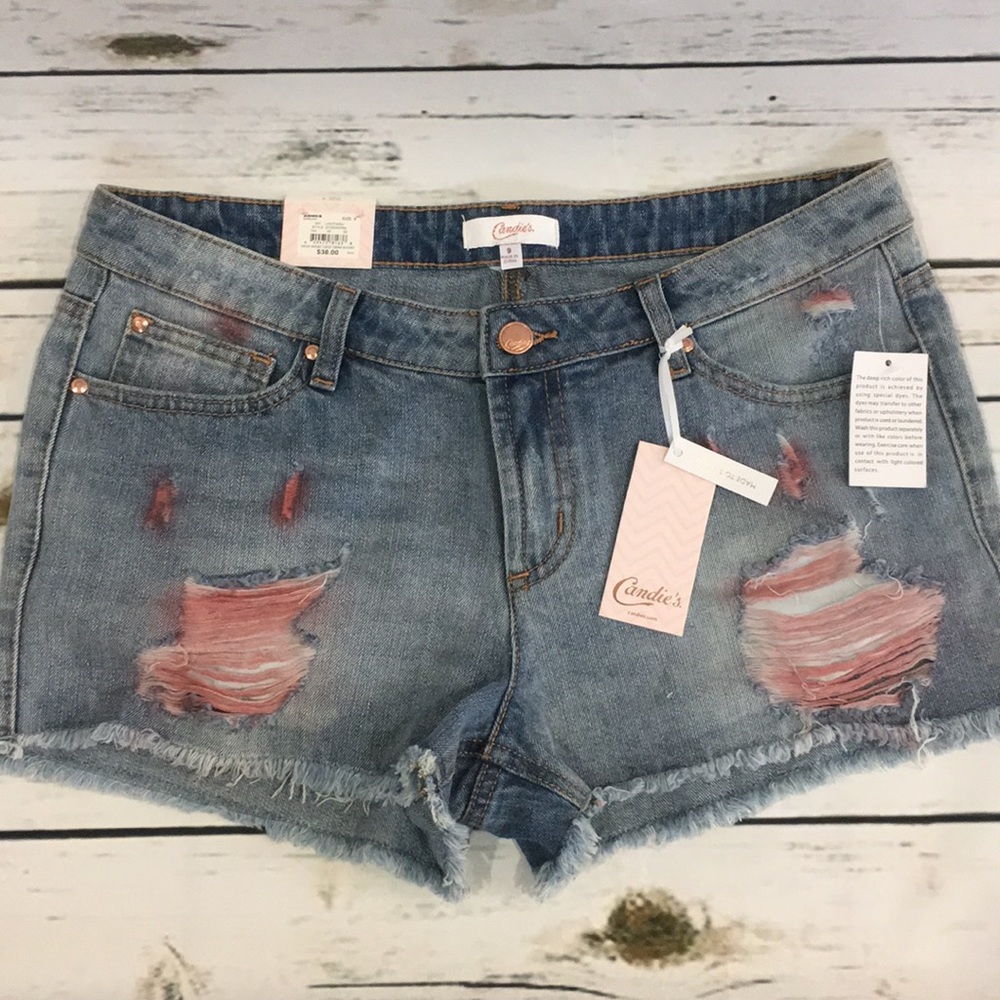 Distressed Jean Shorts (NWT)